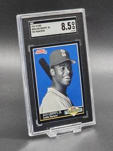 1991 Score Ken Griffey Jr. Baseball Card #858 SGC 8.5