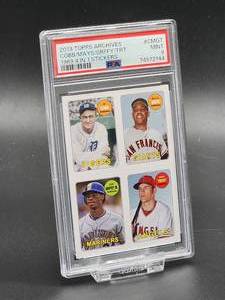 2013 Topps Archives CobbMaysGriffeyTrout Baseball Card #CMGT PSA 9