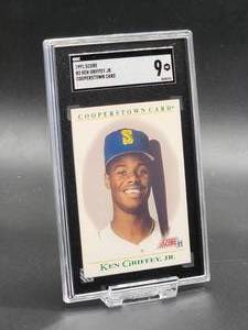 1991 Score Ken Griffey Jr. Baseball Card #B3 SGC 9