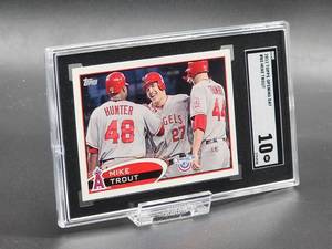 2012 Topps Opening Day Mike Trout Baseball Card #85 SGC 10