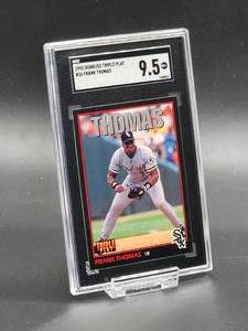 1993 Donruss Triple Play Frank Thomas Baseball Card #26 SGC 9.5