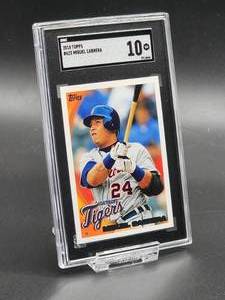 2010 Topps Miguel Cabrera Baseball Card #623 SGC 10