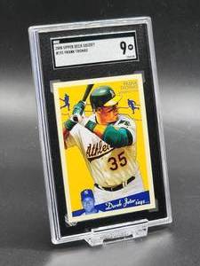 2008 Upper Deck Goudey Frank Thomas Baseball Card #191 SGC 9