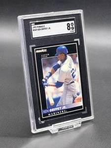 1992 Pinnacle Ken Griffey Jr. Baseball Card #549 SGC 8