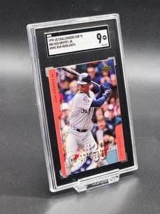 1999 Upper Deck Challengers For 70 Ken Griffey Jr. Baseball Card #80 SGC 9