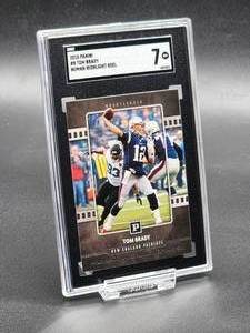 2018 Panini Tom Brady Football Card #8 SGC 7