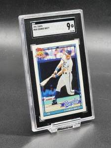 1991 Topps George Brett Baseball Card #540 SGC 9