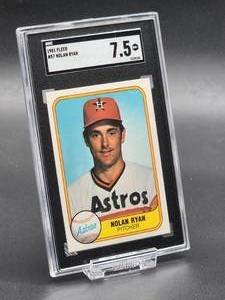1981 Fleer Nolan Ryan Baseball Card #57 SGC 7.5