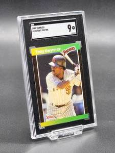 1989 Donruss Tony Gwynn Baseball Card #128 SGC 9