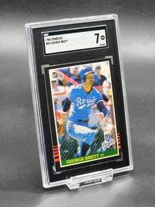 1985 Donruss George Brett Baseball Card #53 SGC 7