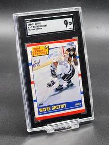 1990-91 Score Wayne Gretzky Hockey Card #347 SGC 9