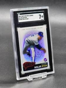 2005 Topps Pristine Legends Nolan Ryan Baseball Card #36 SGC 7