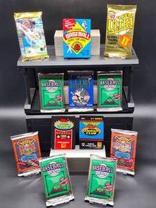 (12) Assorted Year Packs of New Old Stock Baseball Cards