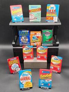 (12) Assorted Year Packs of New Old Stock Baseball Cards