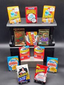 (12) Assorted Year Packs of New Old Stock Baseball Cards