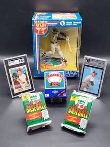 (6) Assorted Baseball Cards and Memorabilia
