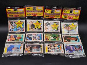 (4) Assorted Value Packs of New Old Stock Baseball Cards