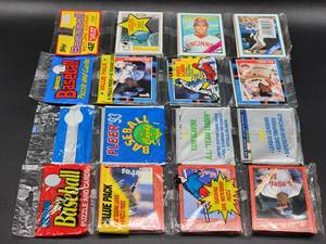 (4) Assorted Value Packs of New Old Stock Baseball Cards