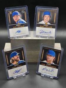 (4) 2013 Pinnacle Autographed Baseball Cards