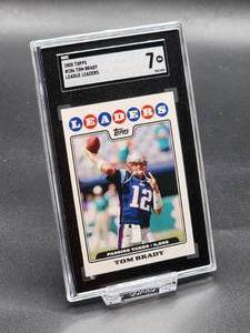 2008 Topps Tom Brady Football Card #286 SGC 7