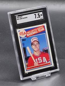 1985 Topps Mark McGuire Rookie Baseball Card #401 SGC 7.5