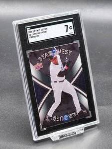 2008 Upper Deck 1st Edition Frank Thomas Baseball Card #SQ-25 SGC 7