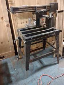 lot 2 image: Montgomerry Ward Power Kratt 10 Radial Arm Saw