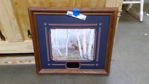 lot 103 image: Masters of Illusion framed and matted Buck Print 18x16