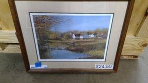 lot 107 image: September Sunday by Richard Plasschaert 653000 limited edition framed and matted 22x18