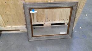 lot 116 image: Antique Gold-gild framed mirror 36x30