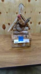 lot 132 image: Handmade decorative bird house