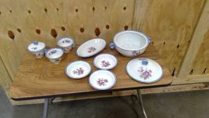 lot 136 image: Pirken Hammer Czech China set 8 mics items