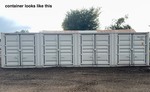 MMPU1082421 // 40 Ft Shipping Container with 4 Side Doors, 40HC, Single Trip **