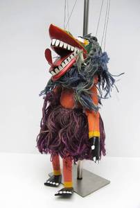 lot 109 image: Vintage Masked Marionette - Sri Lanka