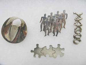 lot 122 image: Group of New Unworn Sterling Silver Brooches Jewelry&nbsp#4