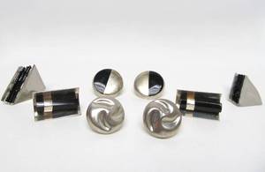 lot 132 image: Group of New Unworn Sterling Silver Earring Sets  Jewelry #14