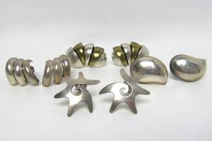 lot 133 image: Group of New Unworn Sterling Silver Earring Sets  Jewelry #15