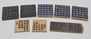 lot 53 image: Nice Group of Vintage Window Number Tacks Markers etc