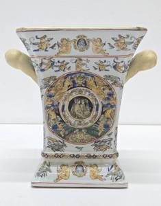 lot 73 image: Nice Signed Vintage Handpainted Oriental Vase