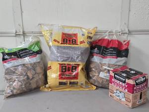 lot 235 image: Brand New Large Bags of SmokingBarbeque Wood Chips &amp Chunks #2