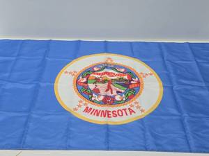 lot 241 image: Excellent Condition MINNESOTA State Flag - 58 x 35