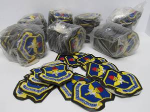 lot 271 image: LARGE lot of NOS ArmyMilitary Surplus Patches for The Air Education Training Command