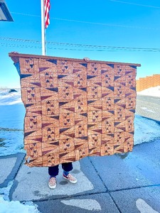 Fantastic LARGE Old Vintage TAPA Bark Cloth - Samoa / Fiji / Pacific Islands #1