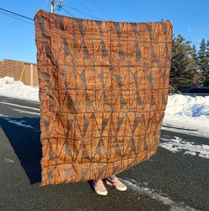 lot 6 image: Fantastic LARGE Old Vintage TAPA Bark Cloth - Samoa  Fiji  Pacific Islands #2