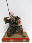 Original Antique Japanese Taisho Period Warrior Figure w/Excellent Detail - Circa 1910's