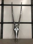 HUGE
Orig Vintage 1970's ARTHUR COURT Polished Aluminum Gemsbok Skull Sculpture&nbsp;