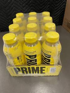 lot 219 image: TN 7 - Prime Lemonade Hydration 16.9 oz Bottles - (Lot of 12)