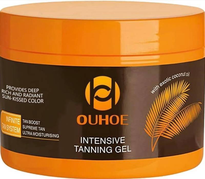 lot 90E image: 2 OUHOE Intensive Tanning Gel Jars - Brand New