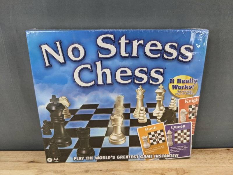 lot 384 image: No Stress Chess Board Game - Brand New&nbspT