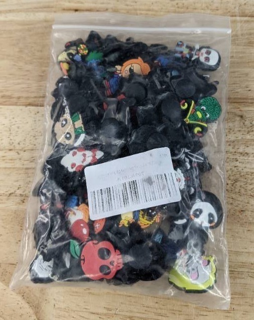 lot 67E image: 50 Brand New Scary Movie Character Croc Charms N